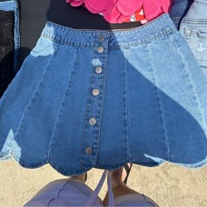Forever 21 blue Jean skirt